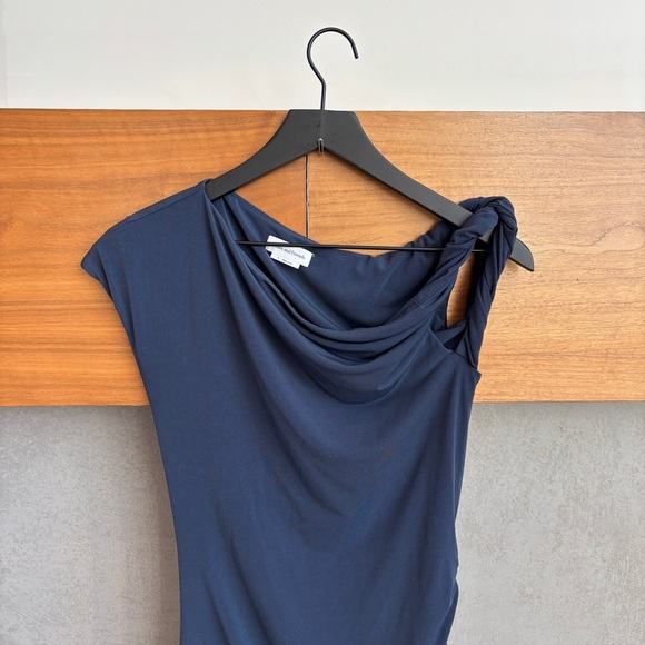Lovers and Friends Navy Blue One-Shoulder Dress, Size M - Picture 6 of 14